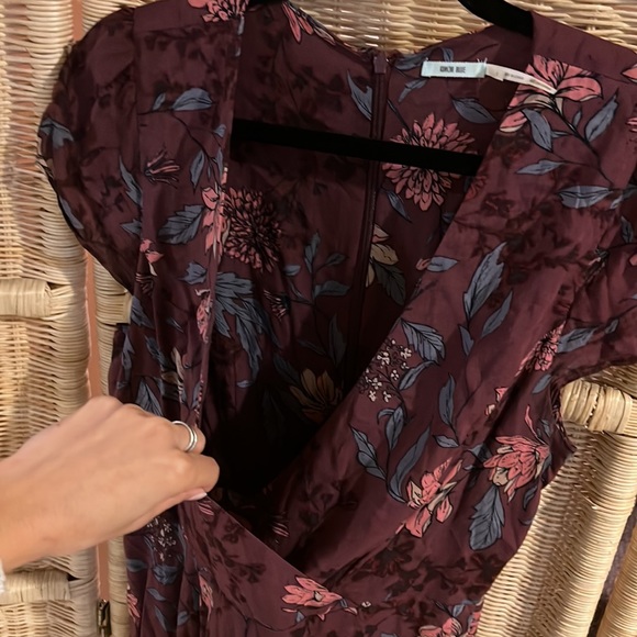 Kimchi Blue Floral Plum Romper - Picture 3 of 5